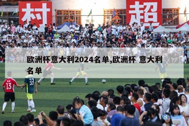 欧洲杯意大利2024名单,欧洲杯 意大利名单